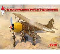 1/32 Icm Cr.42 Falco With Italian Pilots In Tropical Uniform ICM32025