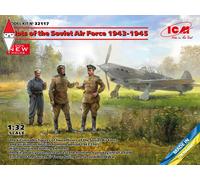 ICM 1/32 PILOTS OF THE SOVIET AIR FORCE 1943-1945 (NEW MOLDS)