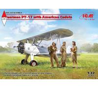 ICM 1/32 STEARMAN PT-17 WITH AMERICAN CADETS