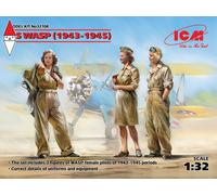 1/32 Icm Us Wasp (1943-1945) (3 Figures) (New Molds) ICM32108