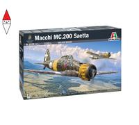 Italeri Kit di montaggio modello in plastica Macchi MC.200 Saetta scala 1:32 (2516)