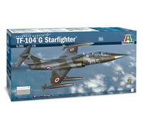 MODELLINO STATICO ITALERI LOCKHEED MARTIN TF104G STARFIGHTER AEREO MILITARE 1/32
