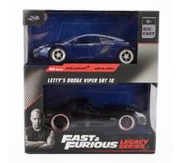 1/32 JADA - DODGE - SET 2X LETTY'S VIPER SRT-10 COUPE + McLAREN MP4 35694