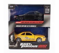 1/32 JADA - NISSAN - SET 2X SKYLINE GT-R (R32) COUPE + SUBARU LEGACY - FAST 3569