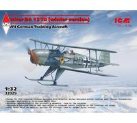 1/32 Kit Icm Bucker Bu 131D winter version WWII German Training Aircraft 32029