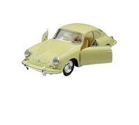 1:32 Per 356B Carrera Coupe Simulazione Pressofuso In Lega Modello Auto Classico Vintage In Metallo Set Giochi Modello Auto per Hobby(Beige)