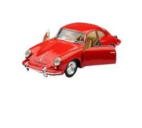 1:32 Per 356B Carrera Coupe Simulazione Pressofuso In Lega Modello Auto Classico Vintage In Metallo Set Giochi Modello Auto per Hobby(Rosso)