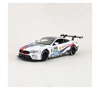 1 32 Per BMW M8 GTE Le Mans 2018 Modello Di Auto In Lega Tirare Indietro L'auto Giocattolo Con Suoni E Luci Macchinine Mini Auto(81)