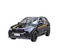 1 32 Per BMW X5M X5 SUV Lega Auto Giocattolo Fonde Sotto PressioneTirare Indietro Il Suono La Luce Collezione Macchinine Mini Auto(Nero)