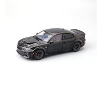 1 32 Per Dodge Charger SRT Sport Car Commemorative Die-Cast Souvenir Classic Mini Model Car Macchinine Mini Auto(Nero)
