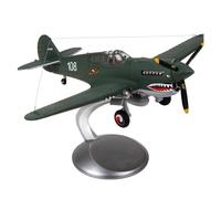 1 32 Per il modello di aereo da combattimento militare Flying Tiger P40 della seconda guerra mondiale Modello finito Set da gioco per hobby in miniatura(B)