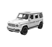 1:32 Per Mercedes-Benz AMG G63 Big G White Simulation Alloy Model Con Suono E Luce Macchinine Mini Auto