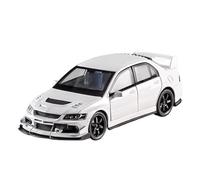 1:32 per Mitsubishi per Lancer Evo X 9 modello di auto in scala in lega pressofuso in metallo per veicoli in miniatura, batteria non inclusa(White)