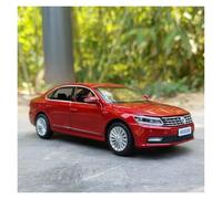 1 32 Per Passat Modello In Lega Auto Giocattolo Pressofuso In Metallo Con Modello Di Luce E Suono(Rosso)