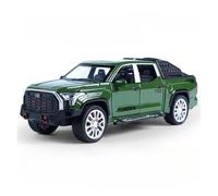 1 32 Per Toyota Tundra Pressofuso Lega Modello Giocattolo Suono Luce Porte Aperte Tirare Indietro Assorbimento Degli Urti Fuoristrada Giocattoli Metal Vehicles non RC(verde)