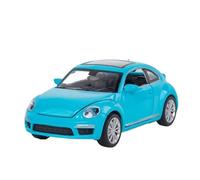 1:32 per Volkswagen per Beetle GSR Modello di auto Pull Back Lega Disccast Street Metal Business Cars (Batterie non incluse)(Blue)