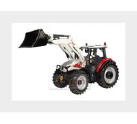 1:32 UNIVERSAL HOBBIES Steyr 4120 Tractor Plus With Front Loader 2021 UH6823