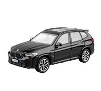 1:32 X3M X3 SUV modello di auto 2025 in lega di zinco pressofuso modello di auto suono e luce tirare indietro for collezione(Black)