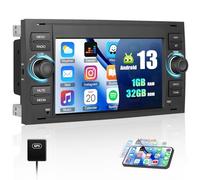 [1+32G]SIXWIN Android 13 Autoradio per Ford C-Max/Galaxy/Connect/Fiesta/S-Max con Bluetooth,7 Pollici HD TouchScreen Schermo Navigatore con Mirror Link WiFi RDS FM USB Bluetooth Comandi al Volante