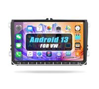 [1+32G]SIXWIN Android 13 Autoradio per VW Polo Touran Golf 5 Golf 6 Skoda Passat Tiguan,9 Pollici HD TouchScreen Schermo Navigatore con Mirror Link WiFi RDS FM USB Bluetooth Comandi al Volante-p2