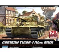 German Tiger I Tank Mid-Term Ver. 70th Ann. Normandy Landings Plastic Kit 1:35
