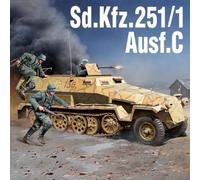 Sd.kfz. 251/1 Ausf. C 1:35 Plastic Model Kit ACADEMY