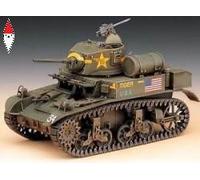 U.s. M3a1 Stuart Light Tank 1:35 Plastic Model Kit ACADEMY