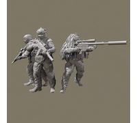 1/35 Agente Guerriero Sci-Fi Kit di modellini in resina non dipinti e non assemblati (3 figure) //U8x6L8