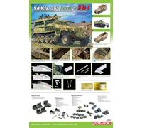 1:35 DRAGON Sd.Kfz.251/10 3,7Cm Pak 3 In 1 Kit DR6224