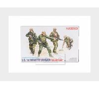 1:35 DRAGON Usa Infantry Division Big Red One Military Figures Kit DR3015