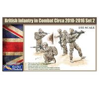 1:35 Fanteria britannica In Combattimento Circa 2010~2012 Set 2 modelli di Gecko Models