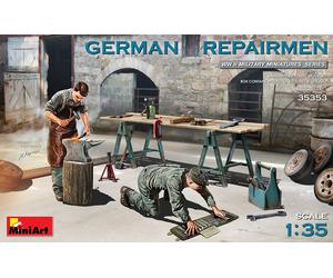 1/35 GERMAN REPAIRMEN 35353 MINIART PLASTIC KIT Figures & Accessories