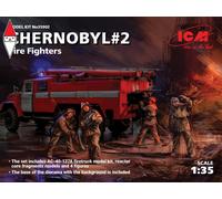 ICM 35902 - 1:3 5 Chernobyl #2. Fire Fighters (Firetruck & Figues) - Nuovo