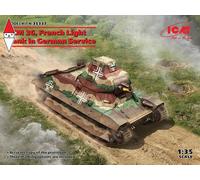 Fcm 36, French Light Tank In German Service 1:35 Plastic Model Kit ICM