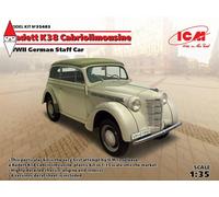 ICM 1/35 KADETT K38 CABRIOLIMOUSINE WWII GERMAN STAFF CAR