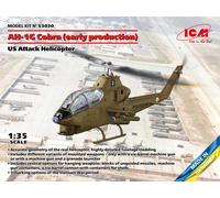 1:35 ICM KIT Ah-1G Cobra Early Productionus Attack Helicopter Kit ICM53030