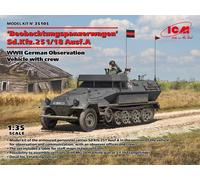 1:35 ICM KIT Beobachtungspanzerwagen Sd.Kfz.251/18 Ausf.A Wwii Kit ICM35105