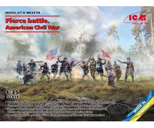 1:35 ICM KIT Fierce Battle American Civil War Union Infantry #2 Kit ICMDS3519