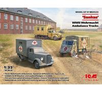 ICM DS3523 - 1:3 5 'Sankas' WWII Wehrmacht Ambulanza Camion - Nuovo