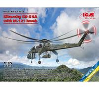 Modello Elicottero Sikorsky CH-54A Tarhe Con Bomba M-121 |ICM|53055| 1:35