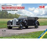 1:35 ICM KIT Typ 320 W142Cabriolet Wwii German Staff Car Kit ICM35540