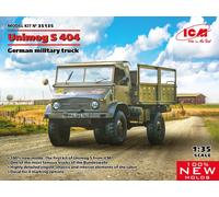 Unimog S 404, German Military Truck (100% New Molds) 1:35 Plastic Model Kit ICM