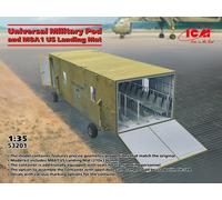 1:35 ICM KIT Universal Military Pod And M8A1 Us Landing Mat Kit ICM53201