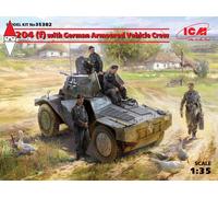 1/35 Icm P 204 (F) With German Armoured Vehicle Crew ICM35382