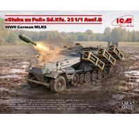 1:35 ICM Stuka Zu Fu Sd.Kfz. 251/1 Ausf.B, Ww Ii German Mlrs Kit ICM35107