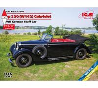 ICM 1/35 TYP 320 (W142) CABRIOLET WWII GERMAN STAFF CAR