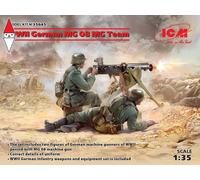 1/35 Icm Wwii German Mg08 Mg Team (2 Figures) (New Molds) ICM35645