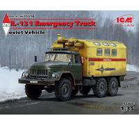 Zil-131 Emergency Truck, Soviet Vehicle 1:35 Plastic Model Kit ICM
