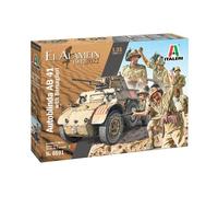 Italeri Kit in plastica Autoblinda AB 41 con Bersaglieri El Alamein 1942-2022 1:35 IT6591