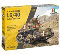 Italeri 96553 Carro Armato L6/40 Italian Light Tank, scala 1:35, Plastic Model Kit/Modello in plastica da montare